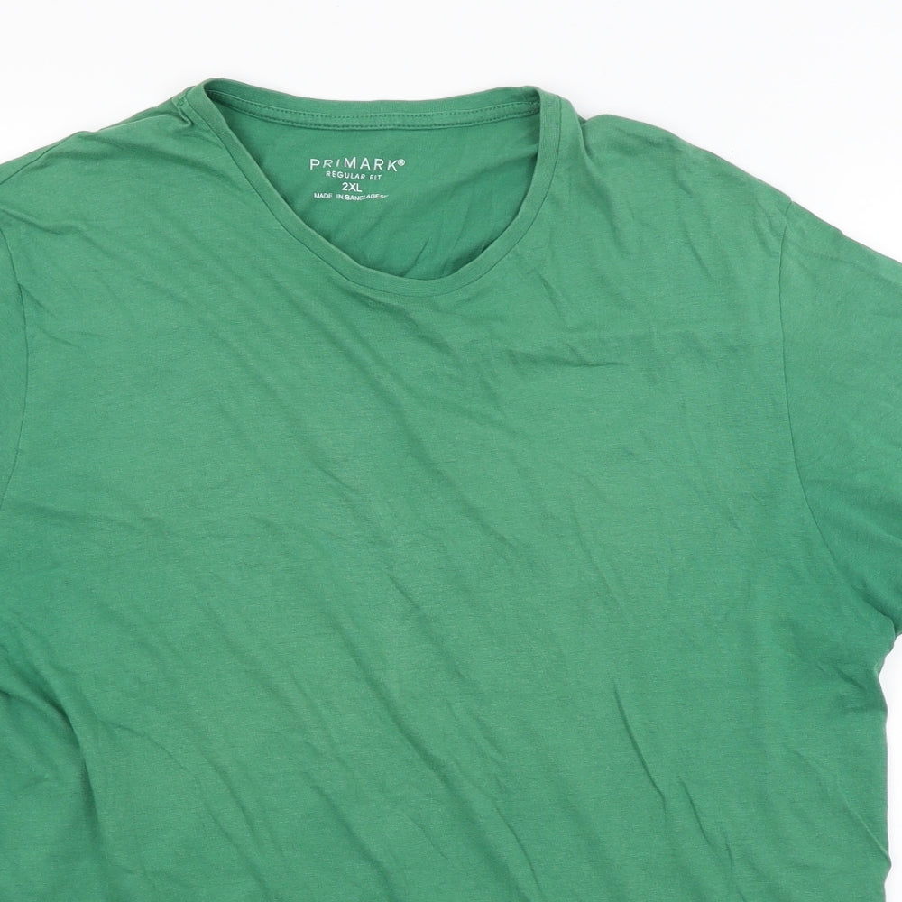 Primark Mens Green    T-Shirt Size 2XL