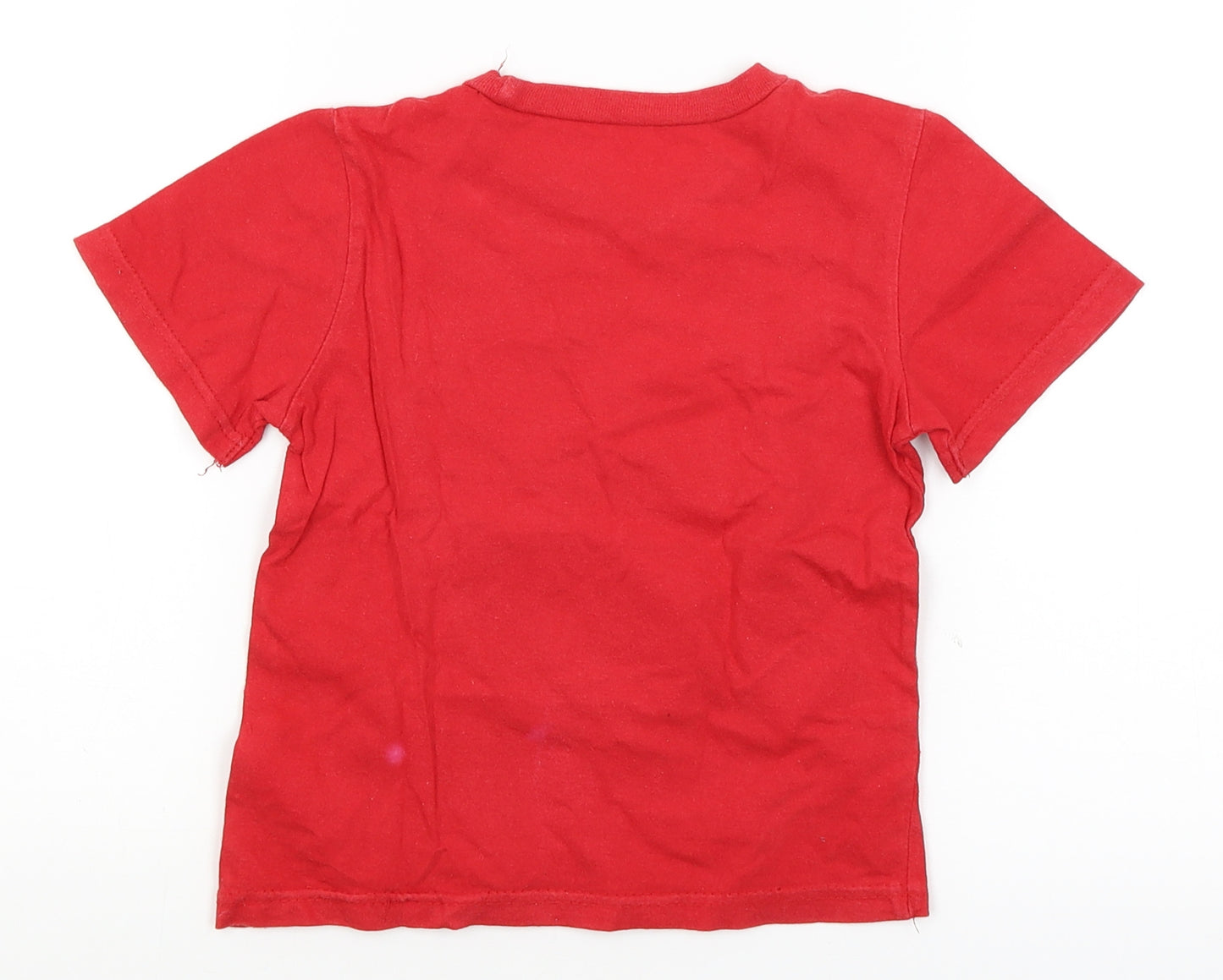Nickelodeon Boys Red   Basic T-Shirt Size 4 Years  - Paw Patrol