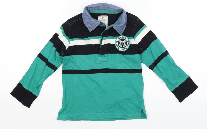 Quimby Boys Green Basic T-Shirt Size 4 Years