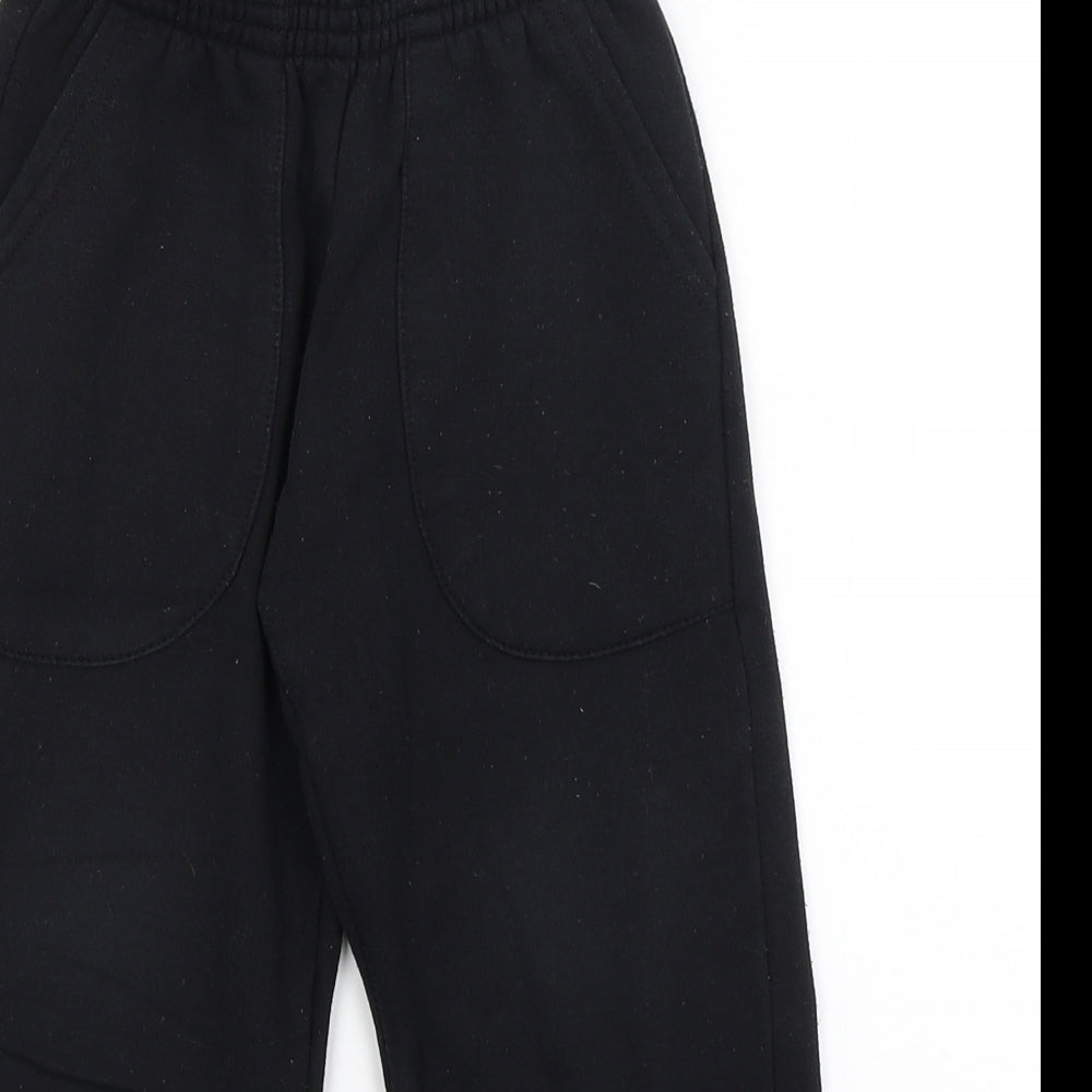 Quimby Boys Black   Sweatpants Trousers Size 4 Years