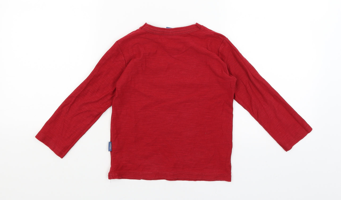 Alakazoo Boys Red   Basic T-Shirt Size 3 Years  - Dog