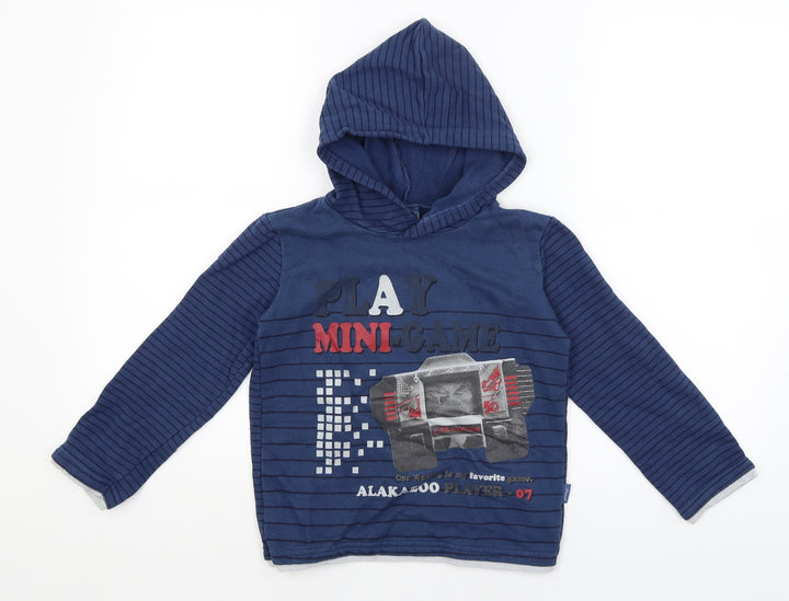Alakazoo Boys Blue Pullover Hoodie Size 6 Years - Gaming