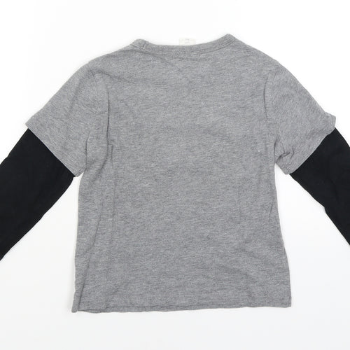 Gap Boys Grey   Basic T-Shirt Size 4 Years  - Love Machine