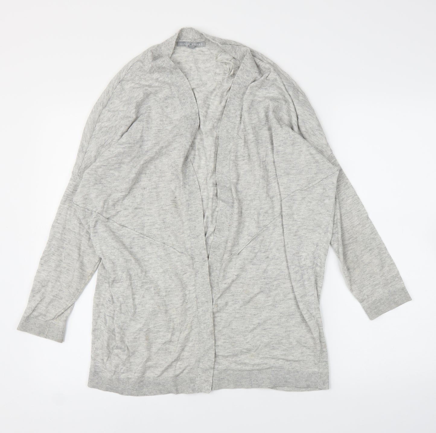 Oliver Bonas Womens Grey   Cardigan Jumper Size 12
