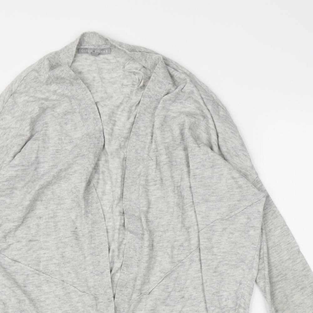Oliver Bonas Womens Grey   Cardigan Jumper Size 12
