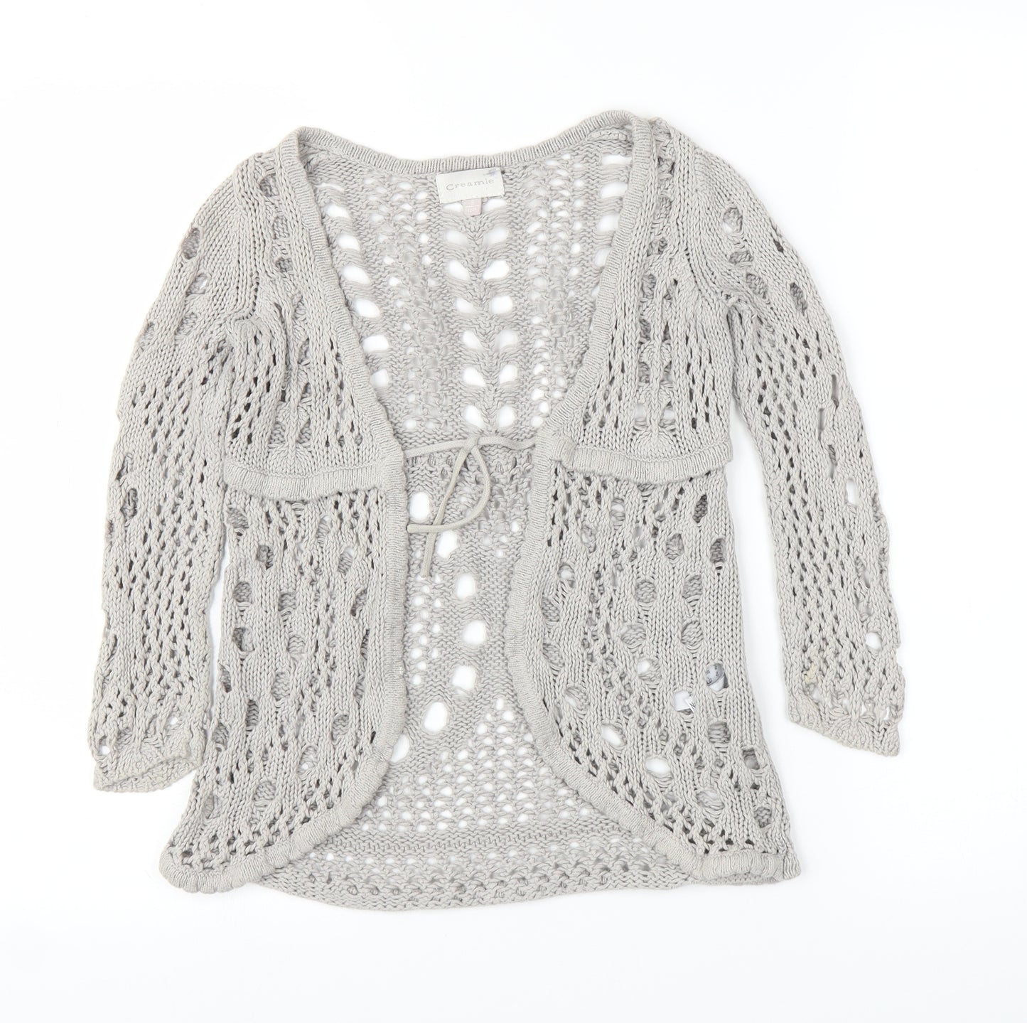 Creamie Girls Grey   Cardigan Jumper Size 5 Years