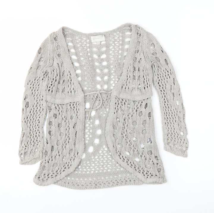 Creamie Girls Grey   Cardigan Jumper Size 5 Years