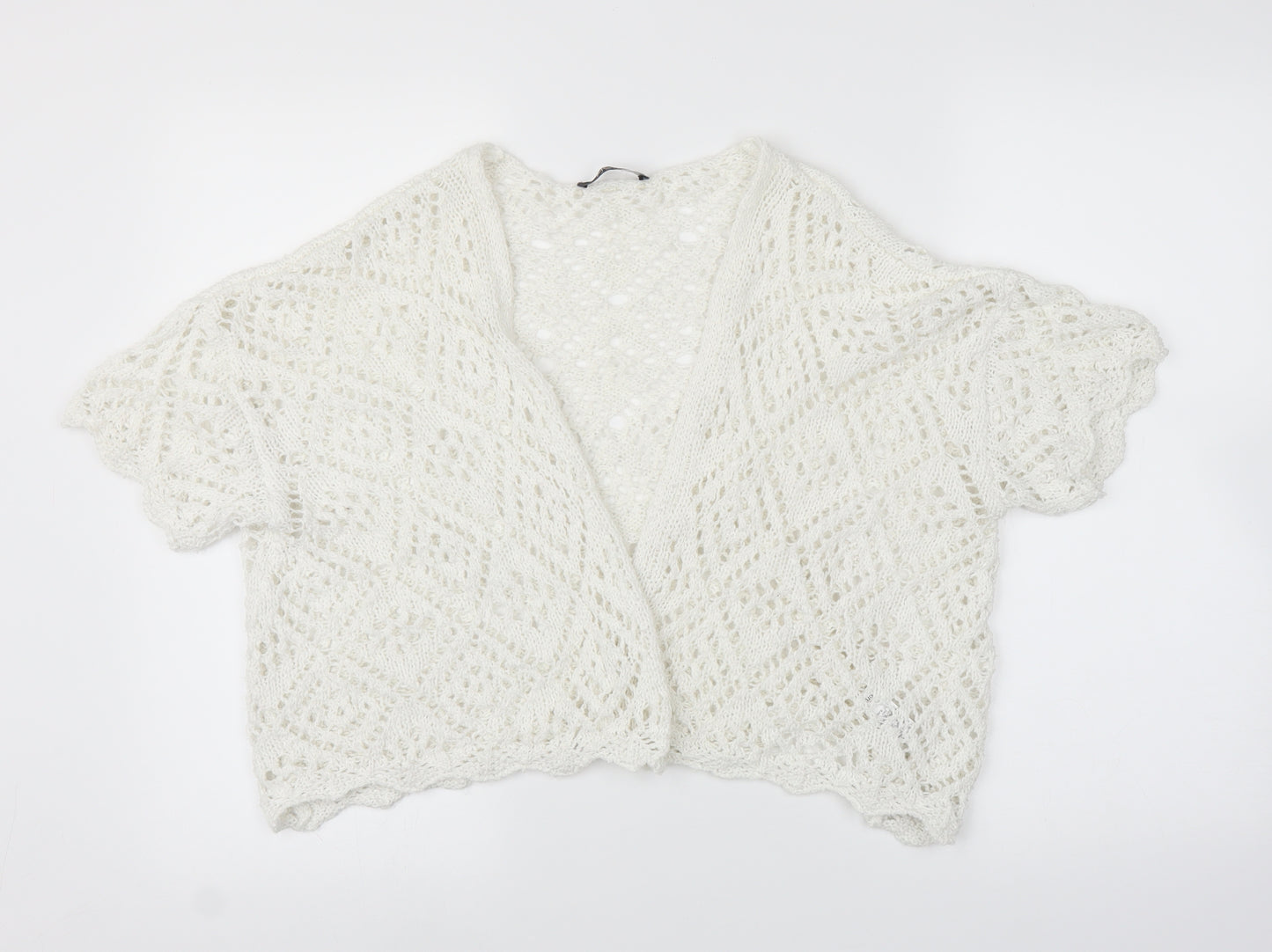 George Womens White   Cardigan Jumper Size 20
