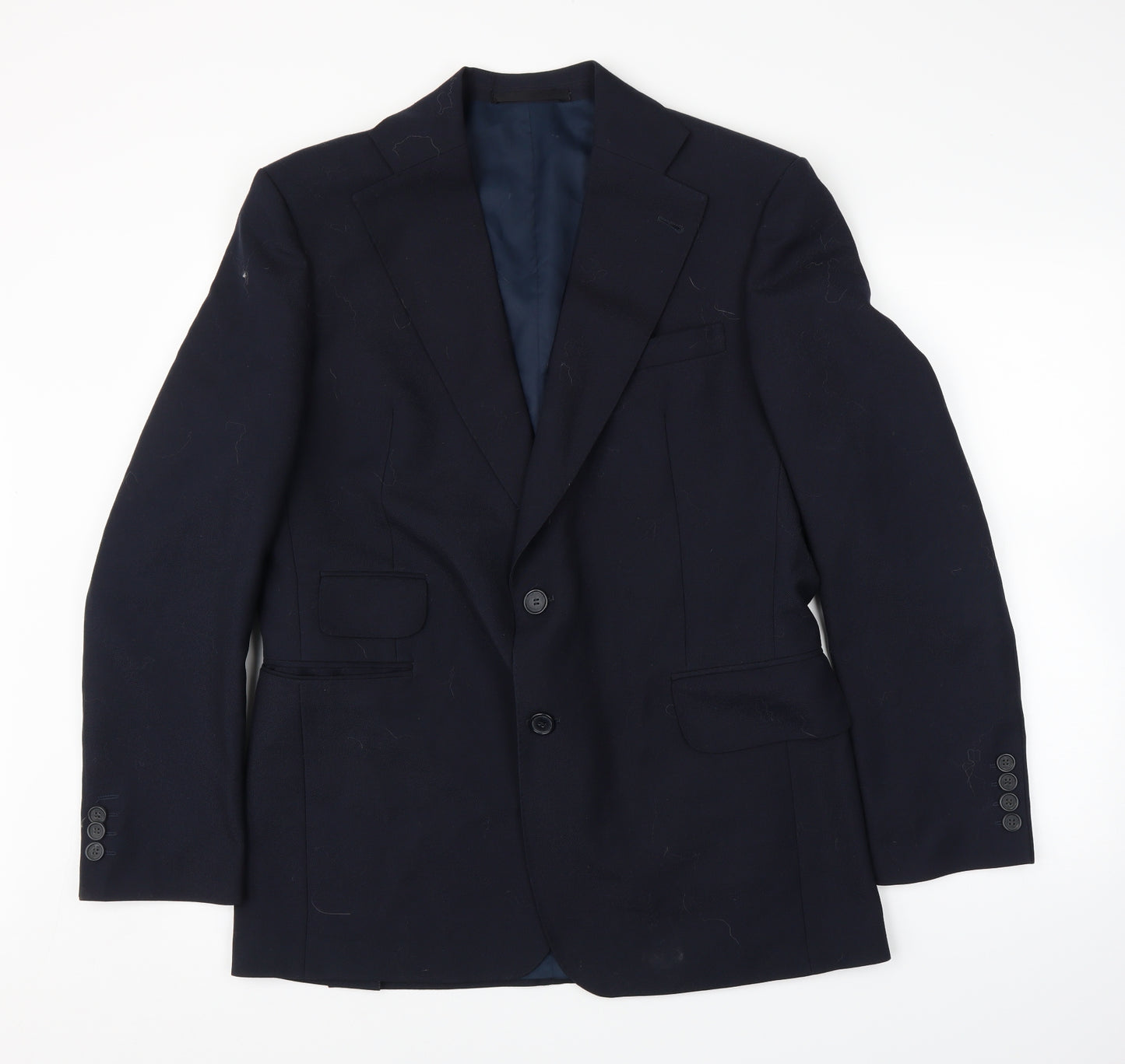 Lui Mens Blue   Jacket Suit Jacket Size 40