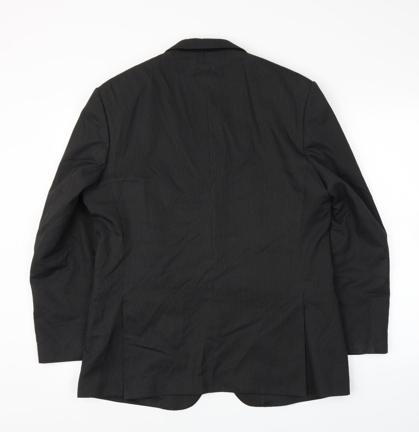 Preworn Mens Black   Jacket Suit Jacket Size 42