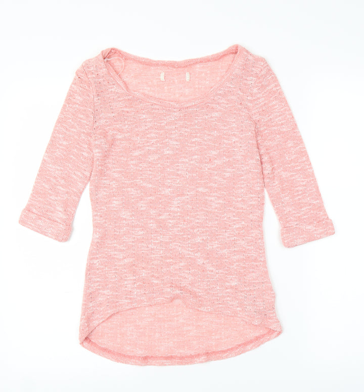 New Look Womens Pink Tunic Blouse Size 10