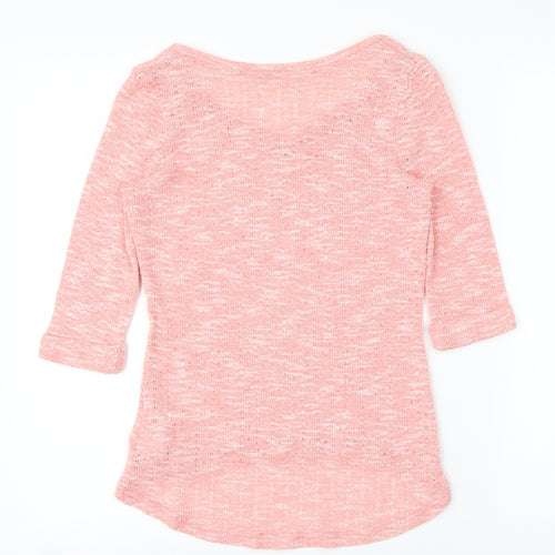 New Look Womens Pink   Tunic Blouse Size 10