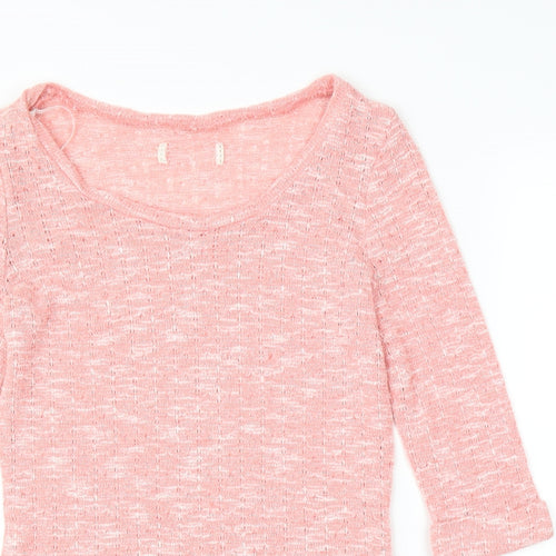 New Look Womens Pink   Tunic Blouse Size 10