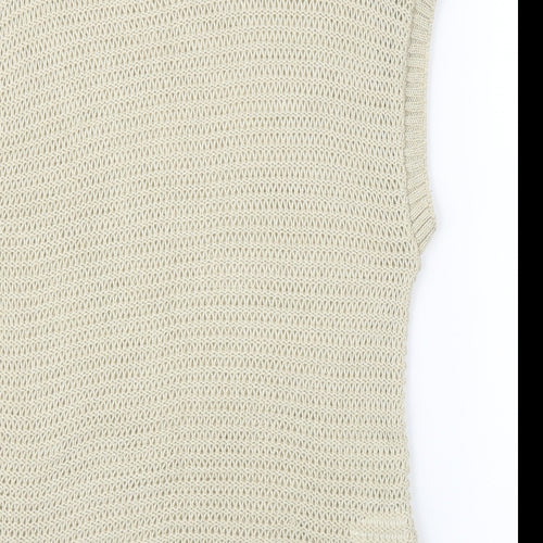 Warehouse Womens Beige   Vest Jumper Size 6
