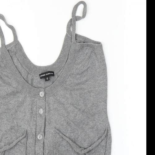 Future Classics Womens Grey   Cardigan Jumper Size 10