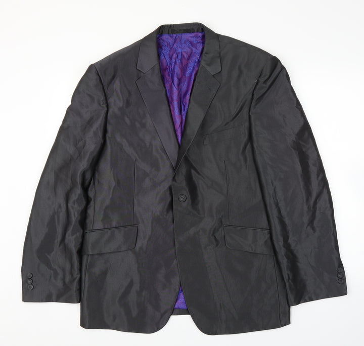 Life & Limb Mens Grey Jacket Suit Jacket Size 44