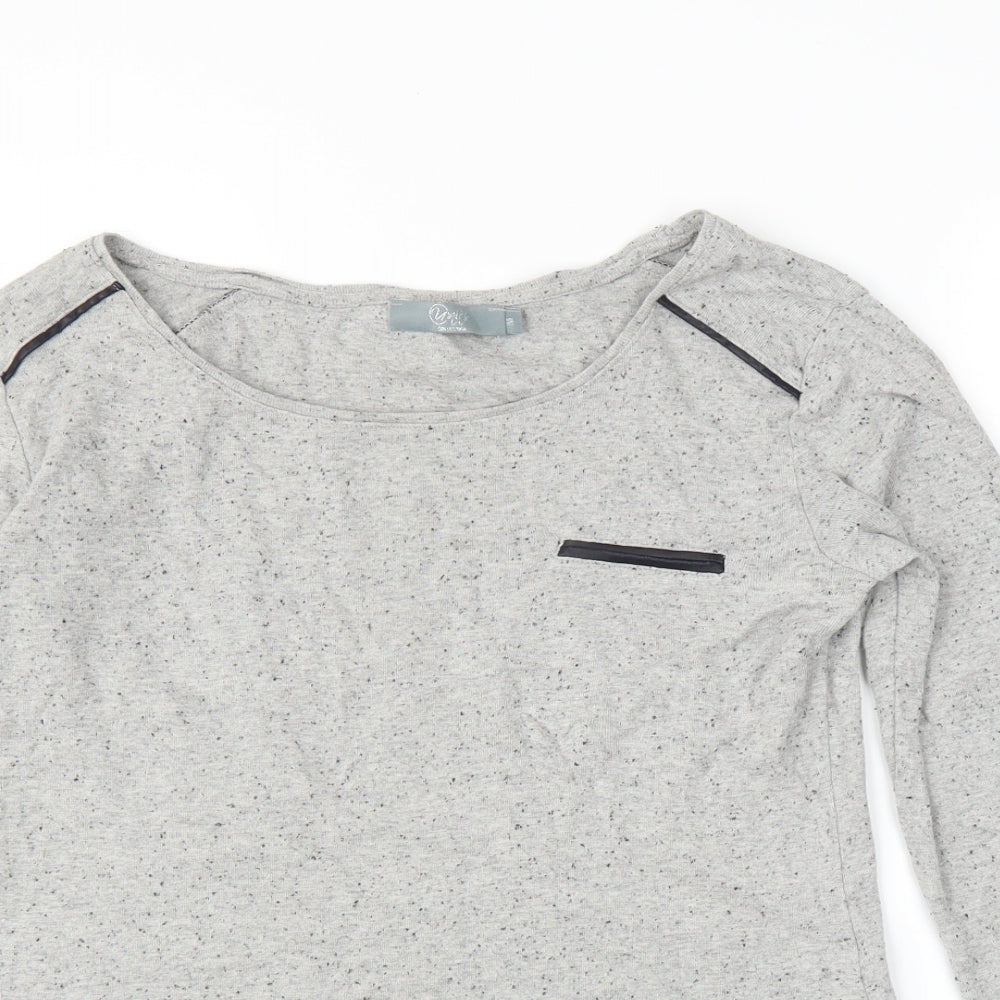 Units Womens Grey   Basic Blouse Size M