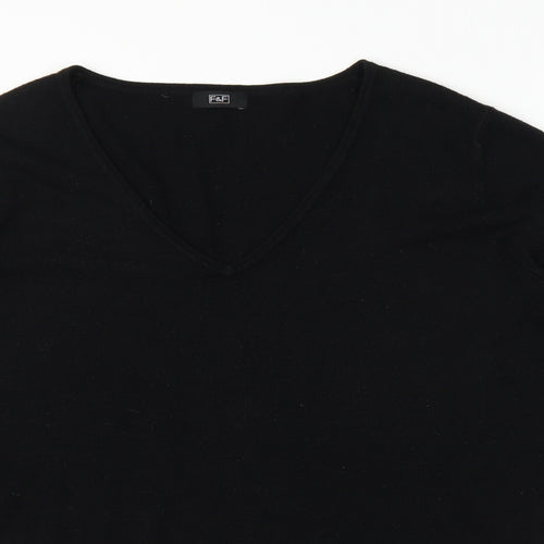 F&F Womens Black   Pullover Jumper Size 14