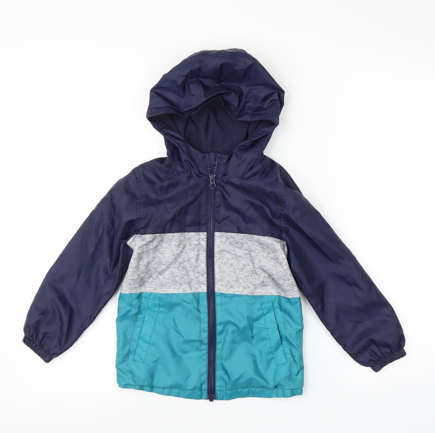 George Boys Blue   Rain Coat Coat Size 4-5 Years