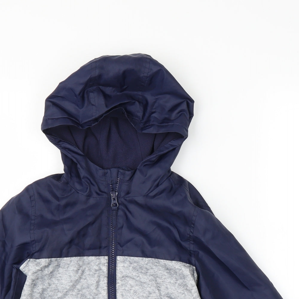 George Boys Blue   Rain Coat Coat Size 4-5 Years