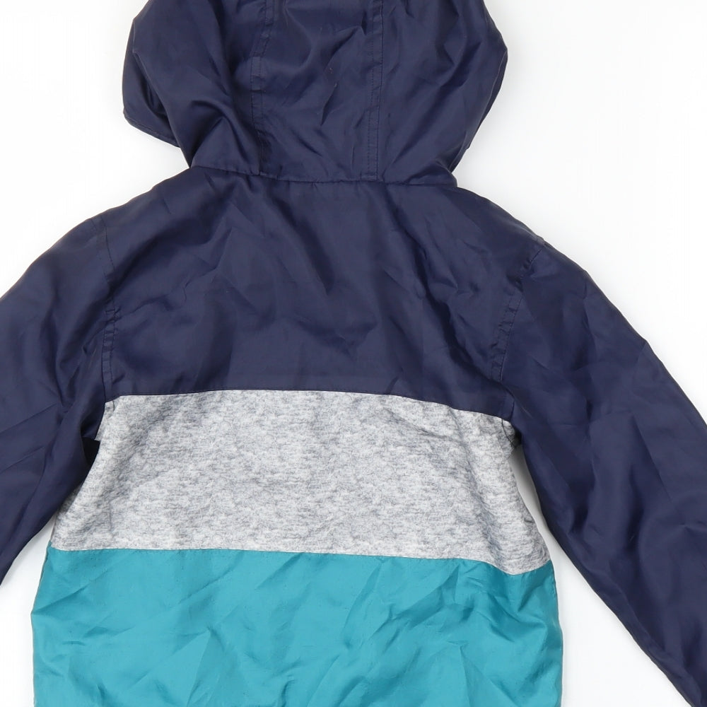 George Boys Blue   Rain Coat Coat Size 4-5 Years
