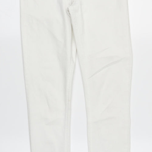Topshop Womens White  Denim Jegging Jeans Size 28 in L27 in