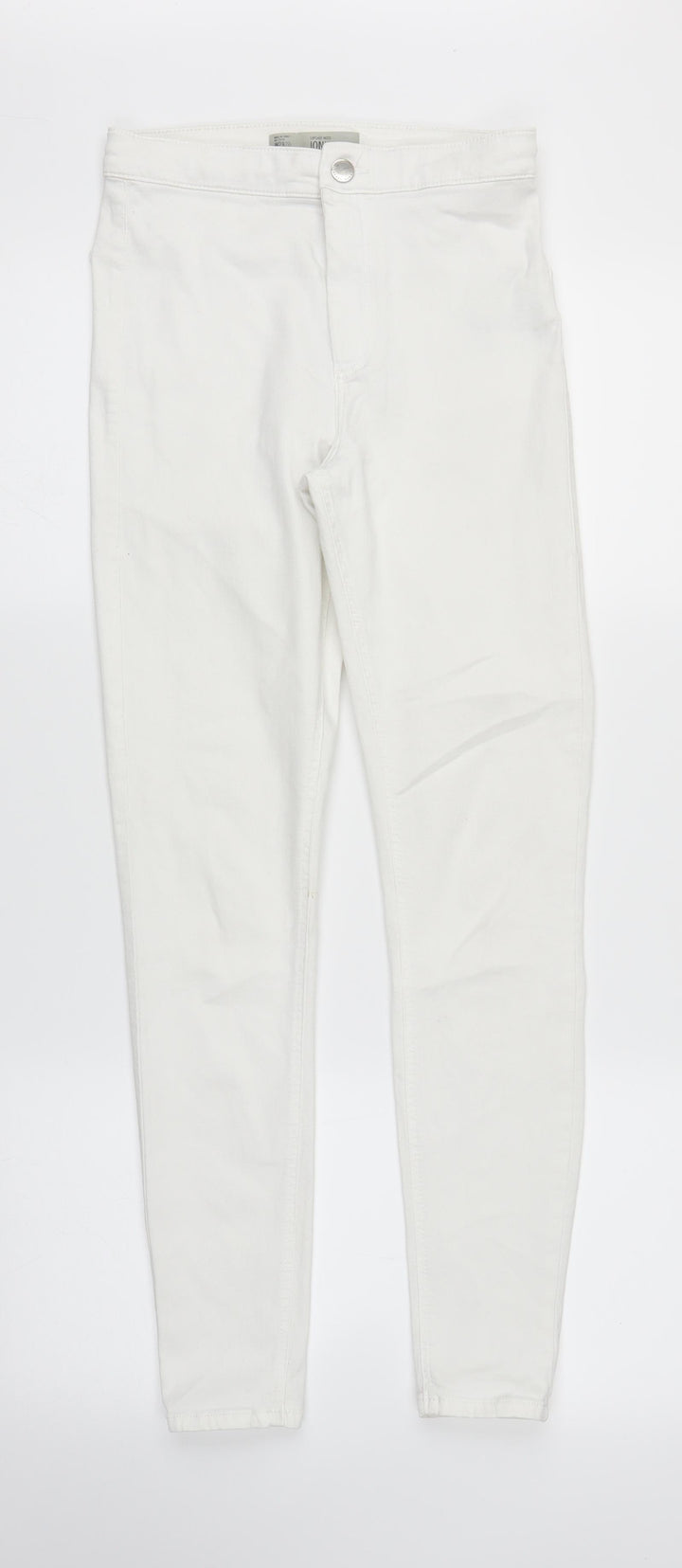 Topshop Womens White Denim Jegging Jeans Size 28 in L27 in
