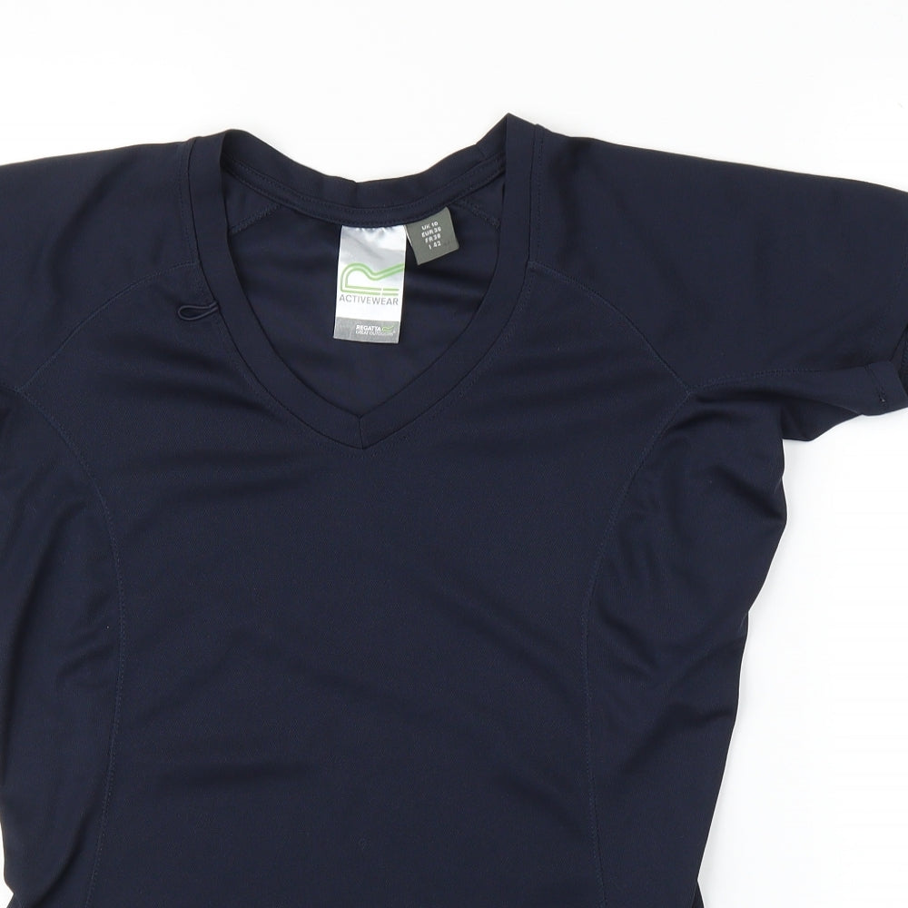 Regatta Womens Blue   Basic T-Shirt Size 10