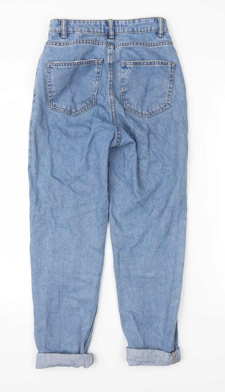 Primark Womens Blue  Denim Mom Jeans Size 4 L23 in