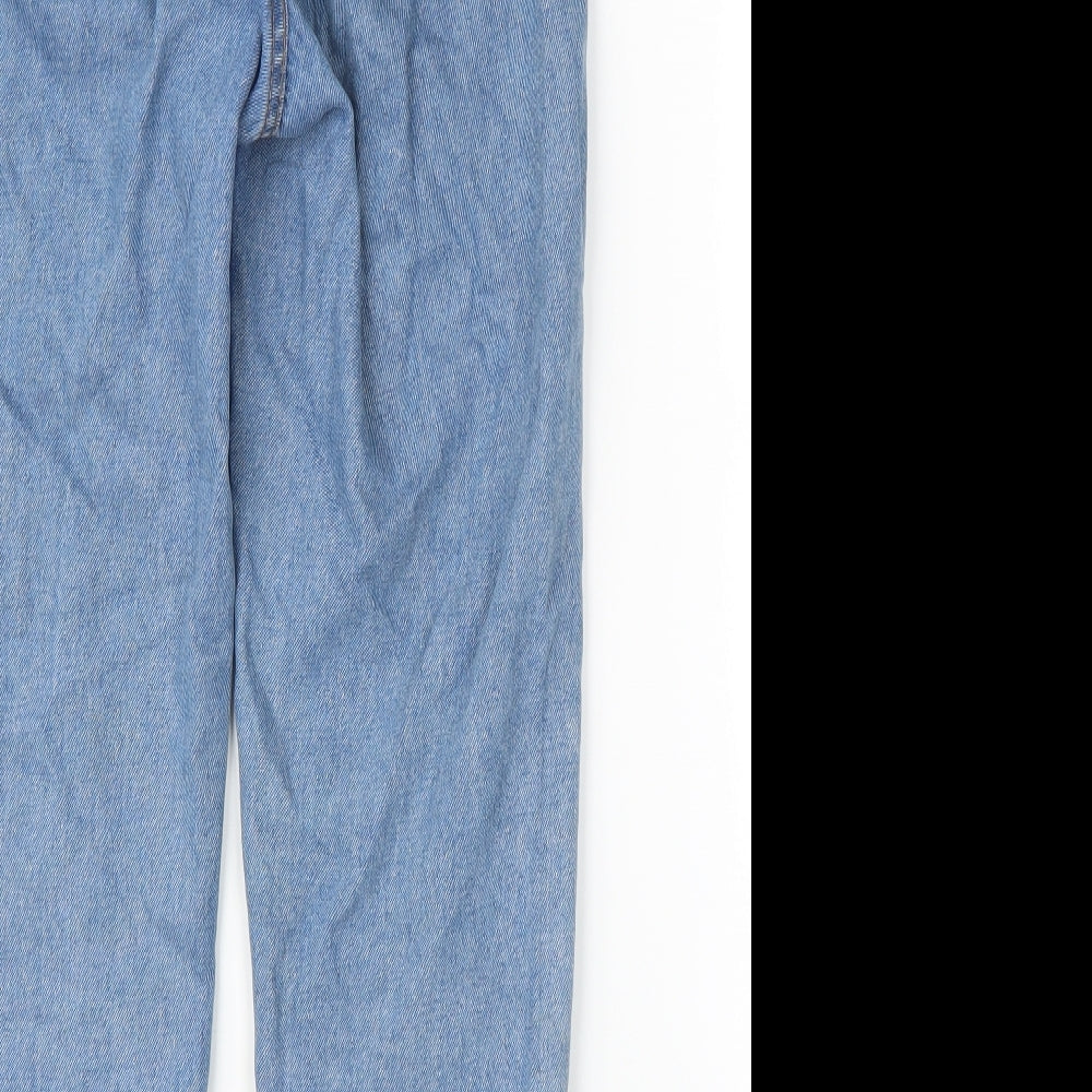 Primark Womens Blue  Denim Mom Jeans Size 4 L23 in