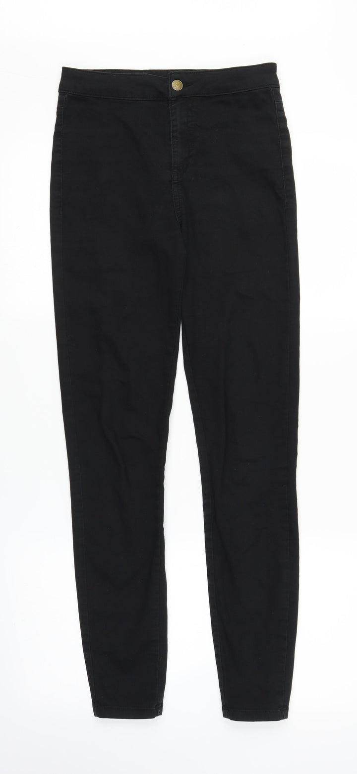 Preworn Womens Black Skinny Jeans Size S L29 in