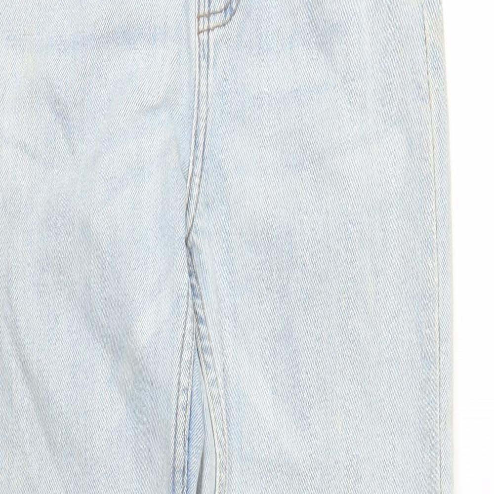H&M Womens Blue  Denim Mom Jeans Size 4 L24 in