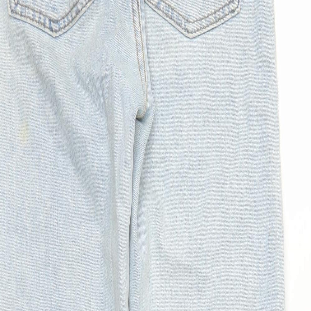 H&M Womens Blue  Denim Mom Jeans Size 4 L24 in