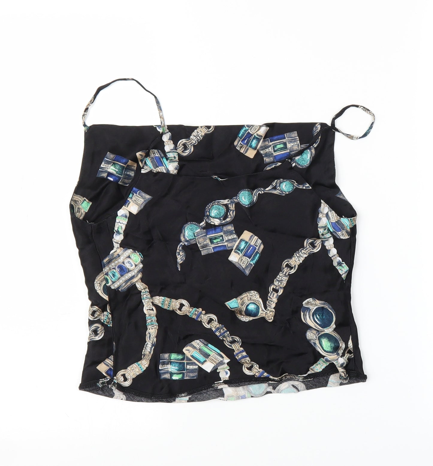 River Island Womens Black   Camisole Blouse Size 10
