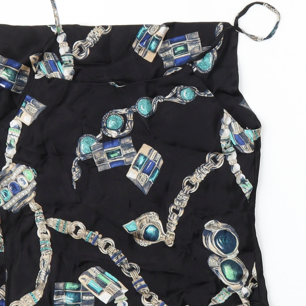 River Island Womens Black   Camisole Blouse Size 10