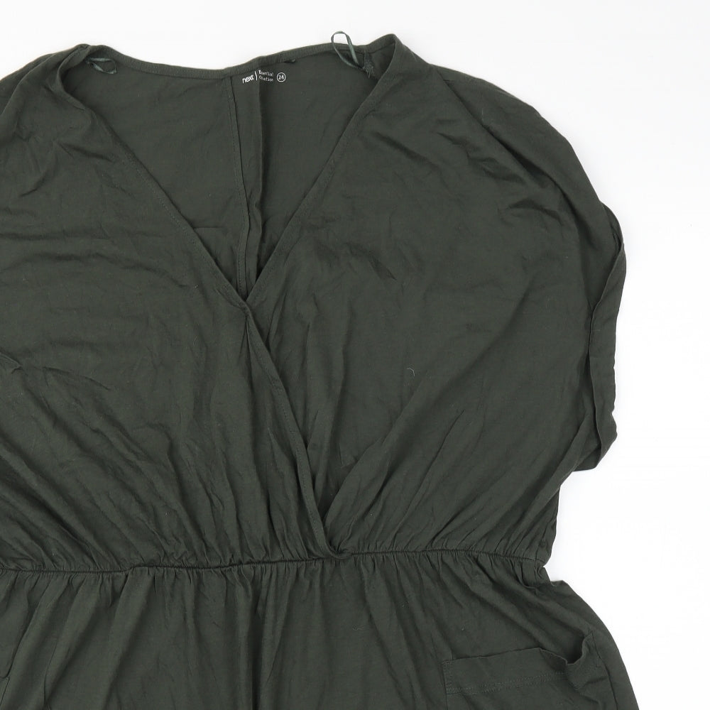 NEXT Womens Green   Basic Blouse Size 24