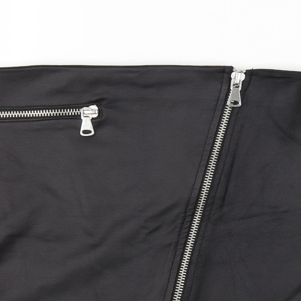 River Island Womens Black   A-Line Skirt Size 14