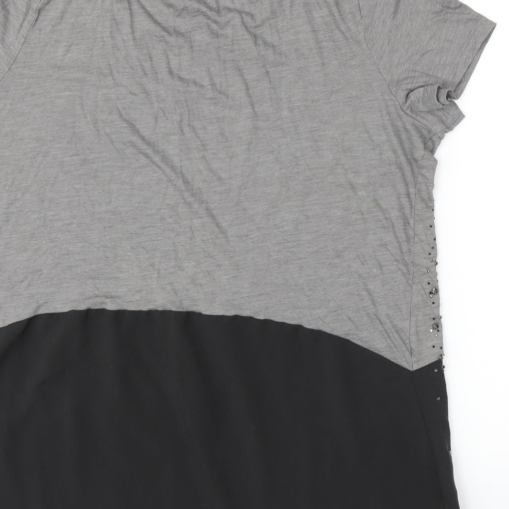 NEXT Womens Grey   Basic Blouse Size 16