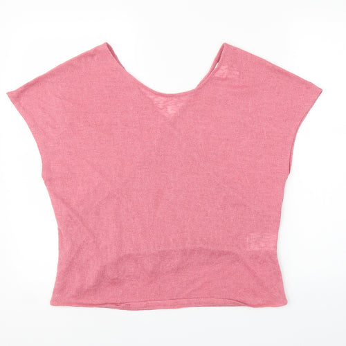 H&M Womens Pink   Wrap Blouse Size M