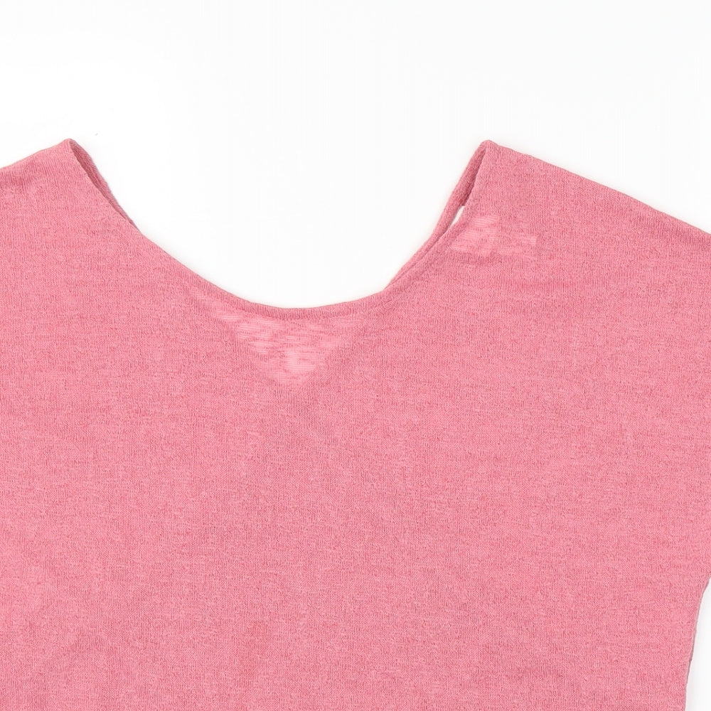 H&M Womens Pink   Wrap Blouse Size M