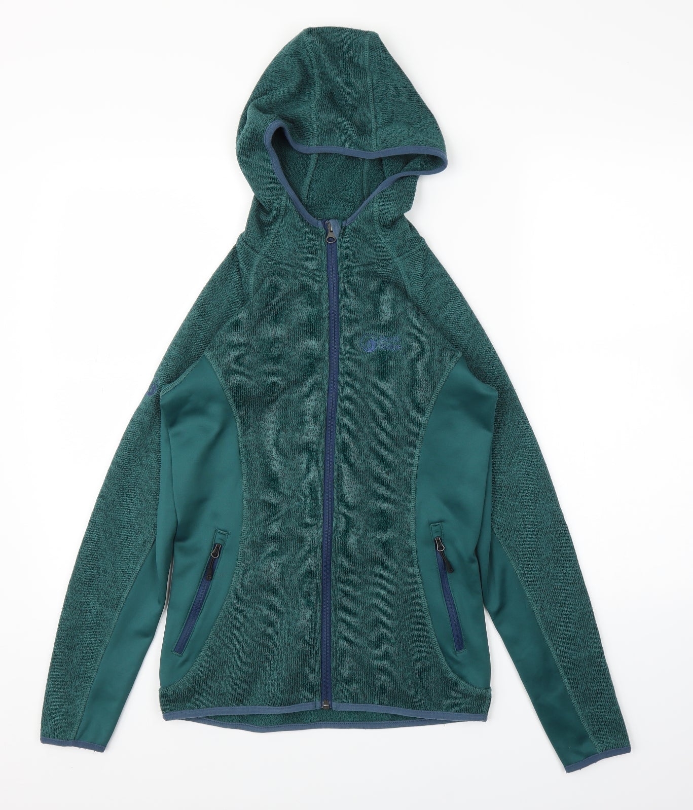 North Ridge Womens Green   Full Zip Hoodie Size 8