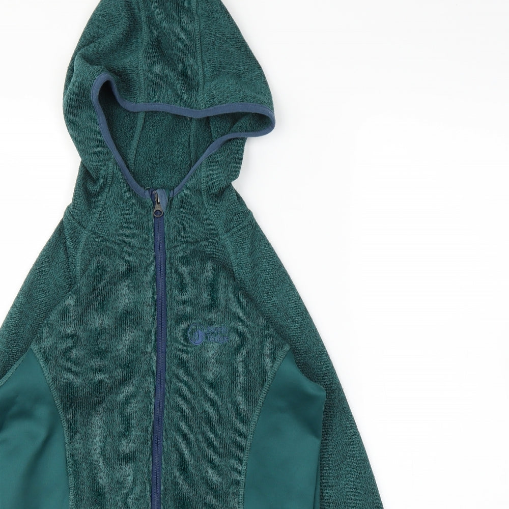 North Ridge Womens Green   Full Zip Hoodie Size 8