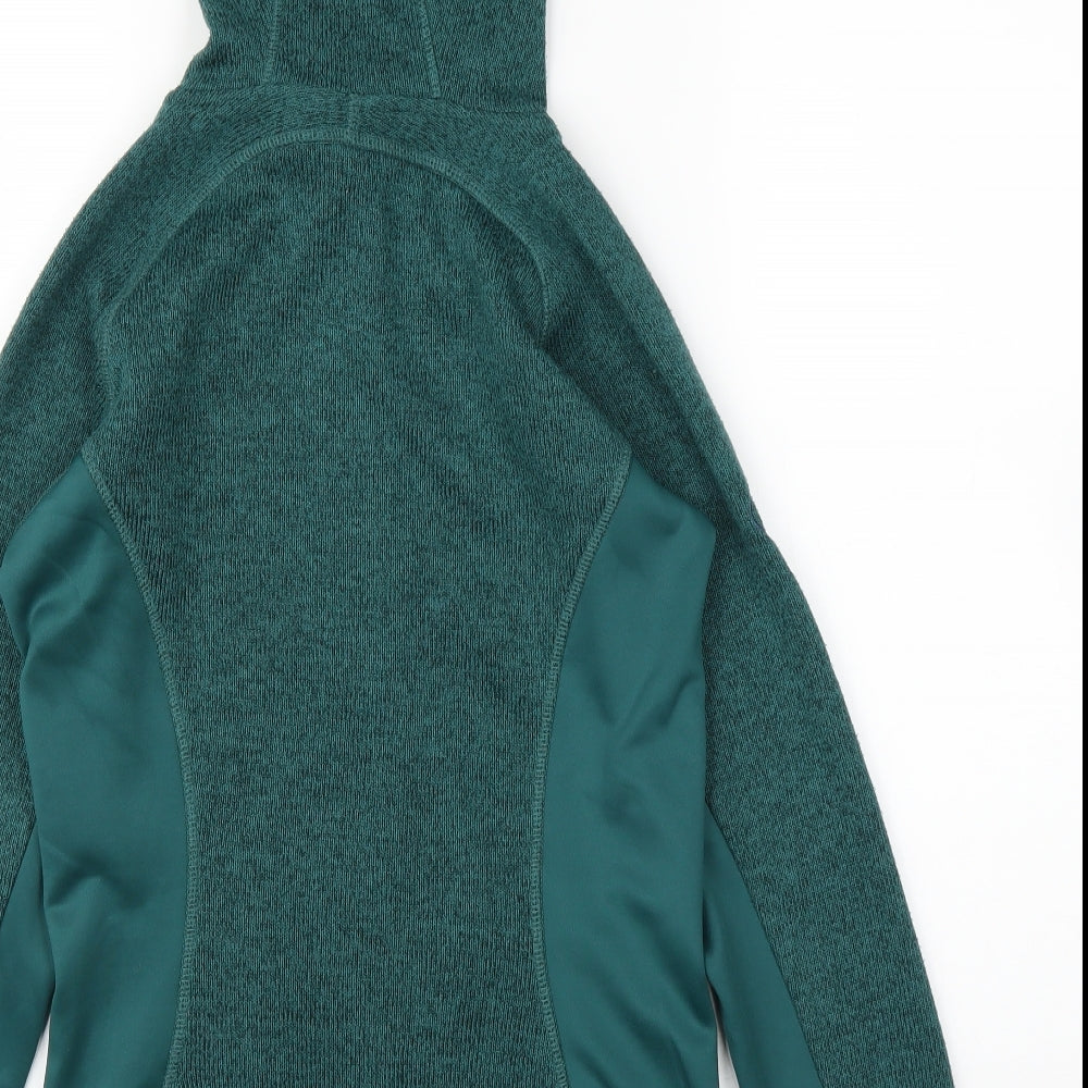 North Ridge Womens Green   Full Zip Hoodie Size 8