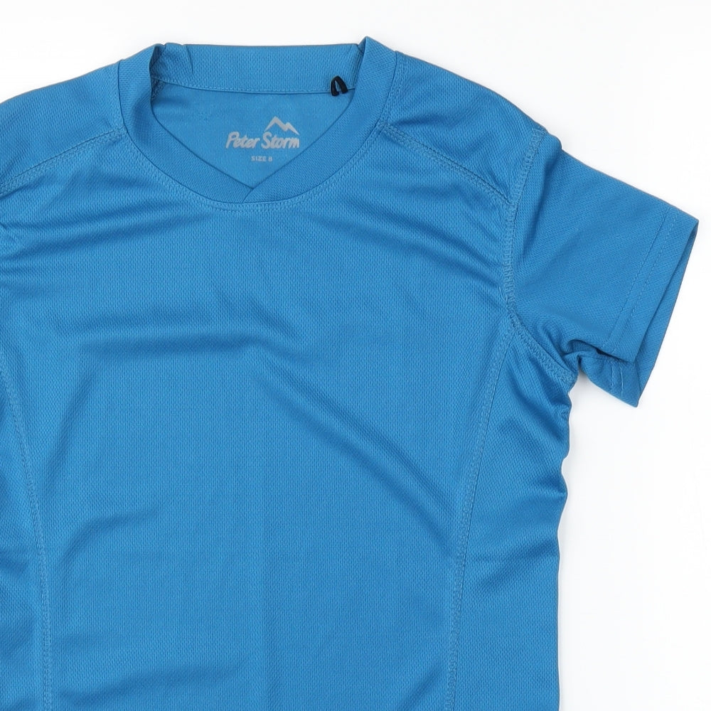 Peter Storm Womens Blue   Basic T-Shirt Size 8