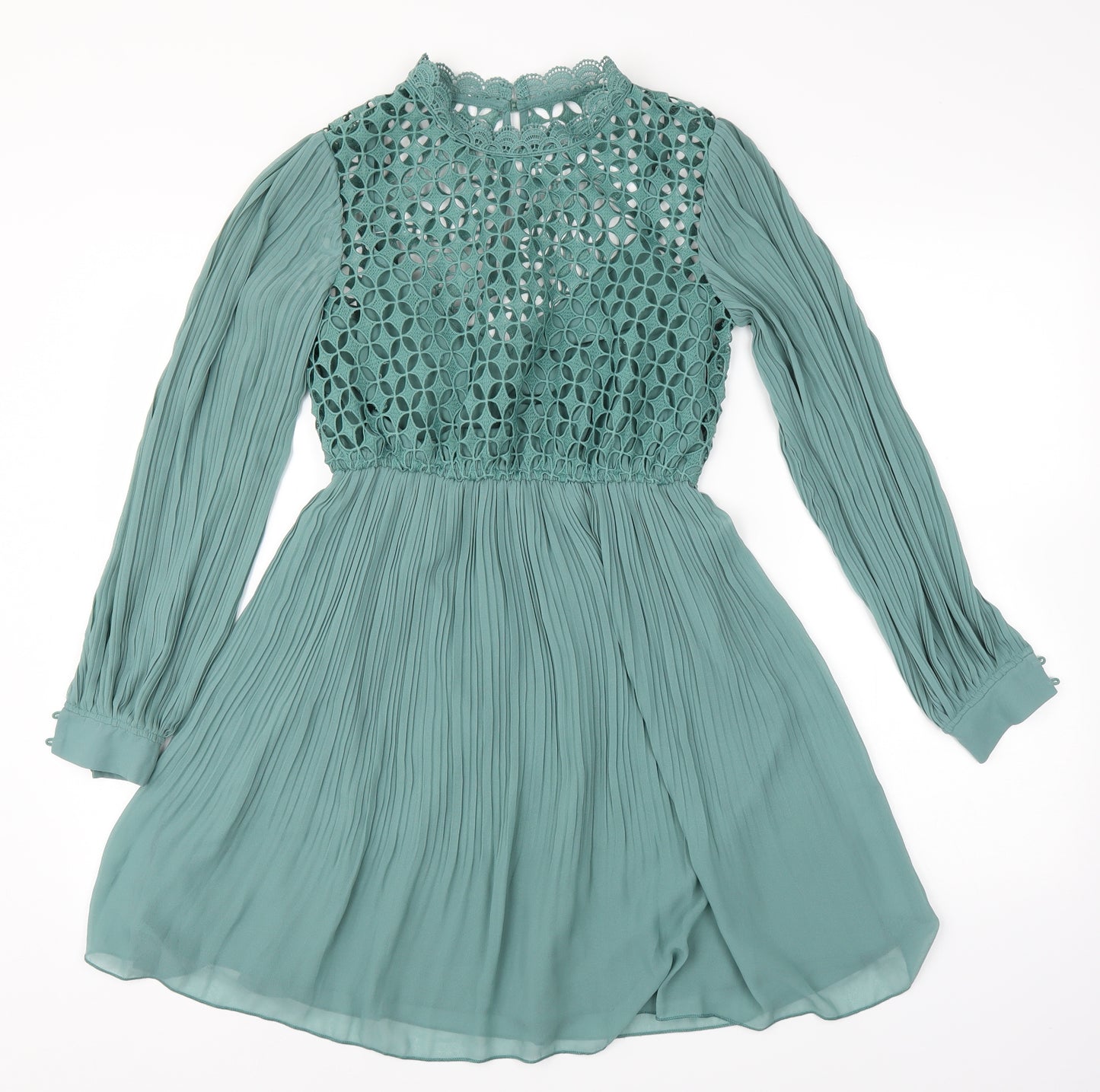 Little Mistress Womens Green   Fit & Flare  Size 8