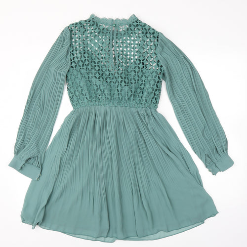 Little Mistress Womens Green   Fit & Flare  Size 8