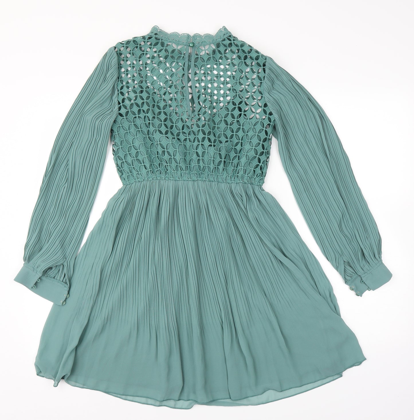 Little Mistress Womens Green   Fit & Flare  Size 8
