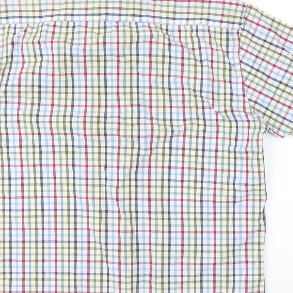 Greenwoods Mens Multicoloured Plaid   Button-Up Size L