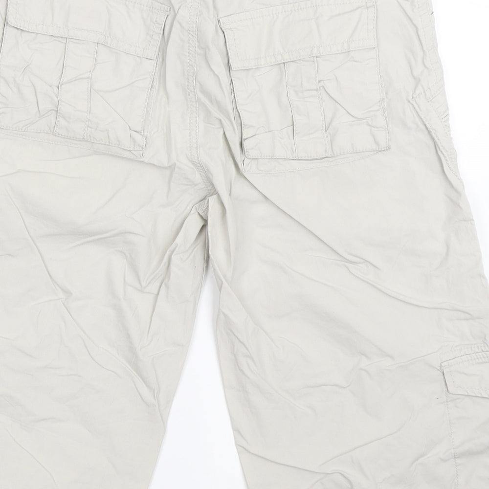JJC Boys Beige   Cargo Shorts Size 13 Years