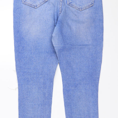 New Look Womens Blue  Denim Skinny Jeans Size 14 L25 in - hallie jeans